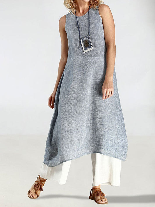 Women's casual sleeveless dress