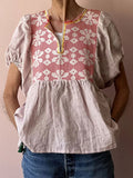 Women's Floral Casual Holiday Shirt