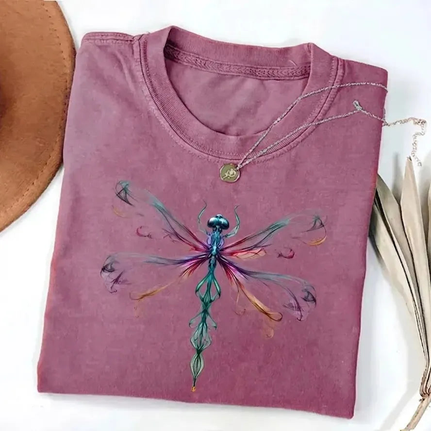 Bright Golden Dragonfly T-shirt