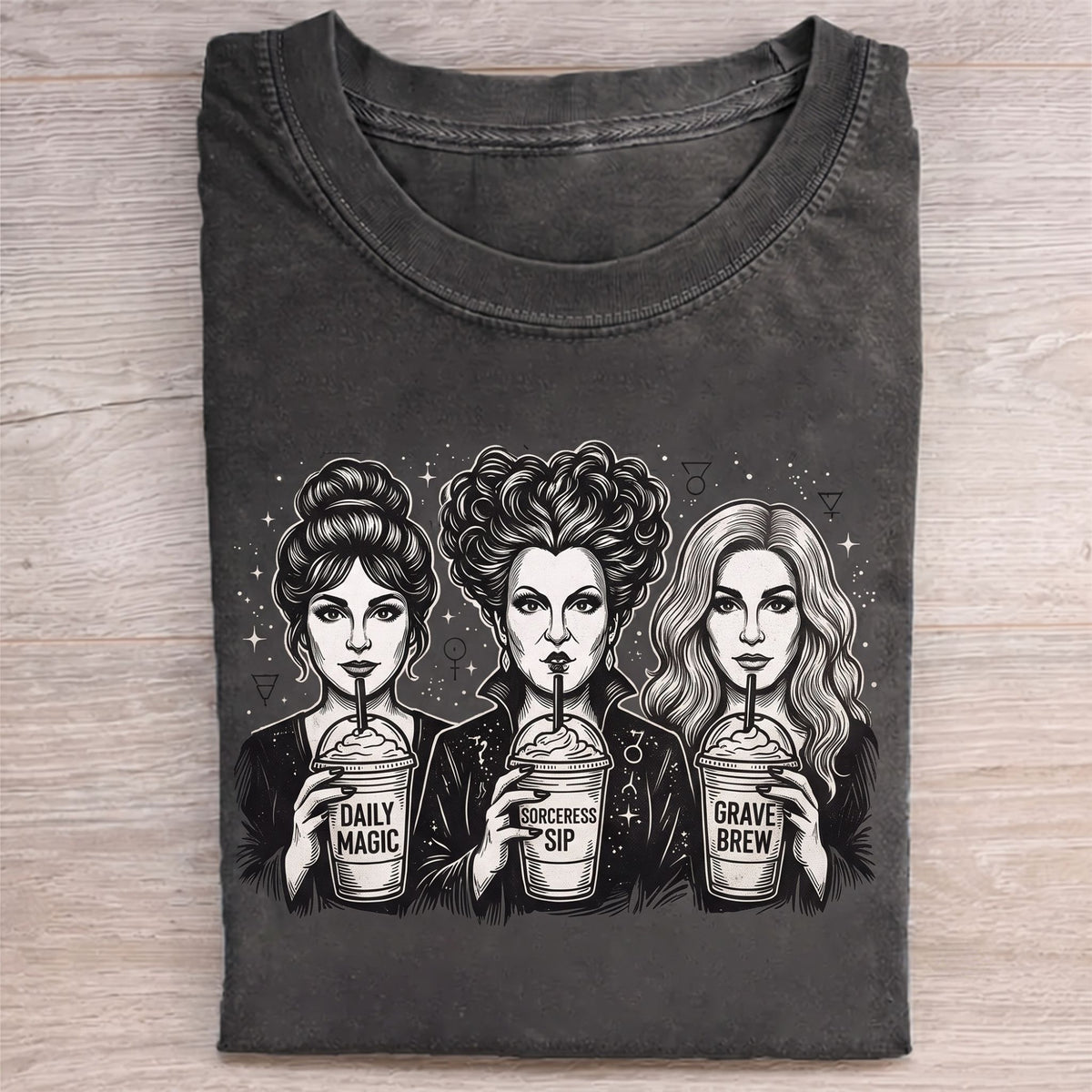 Witch Coffee Halloween T-shirt