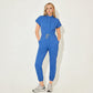 Women's Slim Fit 8-Pocket Jogger Scrub Jumpsuit