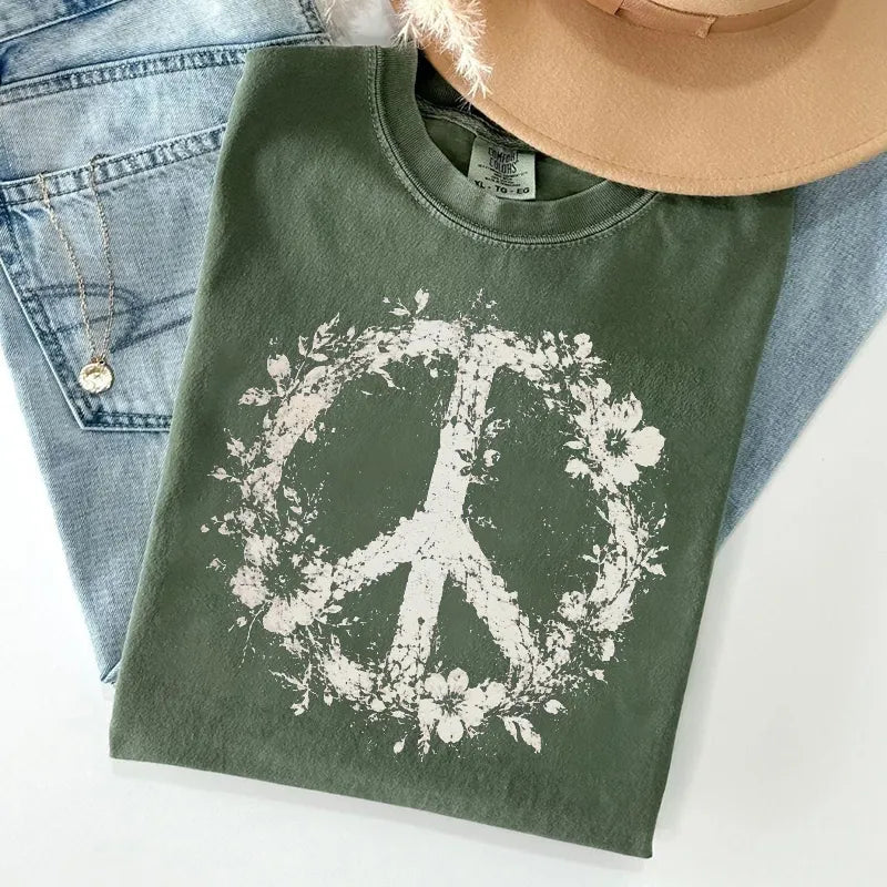 Floral Peace T-shirt