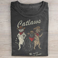 Vintage Cowboy Cat Graphic T-shirt