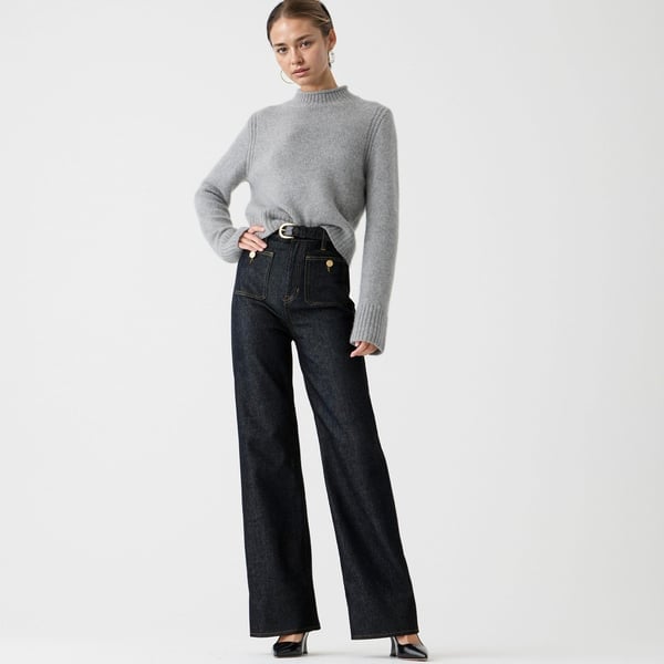 🧣👖Tummy Control Sailor Wide Leg Trouser
