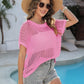 Short Sleeve Casual Crochet Knit Tops（Buy 2 Free Shipping）