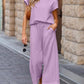 Women's Casual Textured Tops and Wide Leg Pants Lounge Sets (Buy 2 Free Shipping)