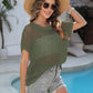 Short Sleeve Casual Crochet Knit Tops（Buy 2 Free Shipping）
