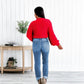 Tummy Control Distressed Cuffed Boyfriend Jeans (Buy 2 Free Shipping)