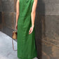 Women's Casual Round Neck Solid Color Sleeveless Dress