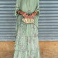Elegant Loose Dress With Round Neck and Batwing Sleeves