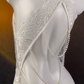 Sexy Lace Open Crotch Tights Pearl Backless Pajamas With Heart Decoration Leg Socks