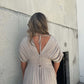 New Slit V-Neck Effortless Maxi Long Dress (Buy 2 Free Shipping)-Pink Laura