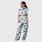 Women's  Printed Scrub Set ST6241