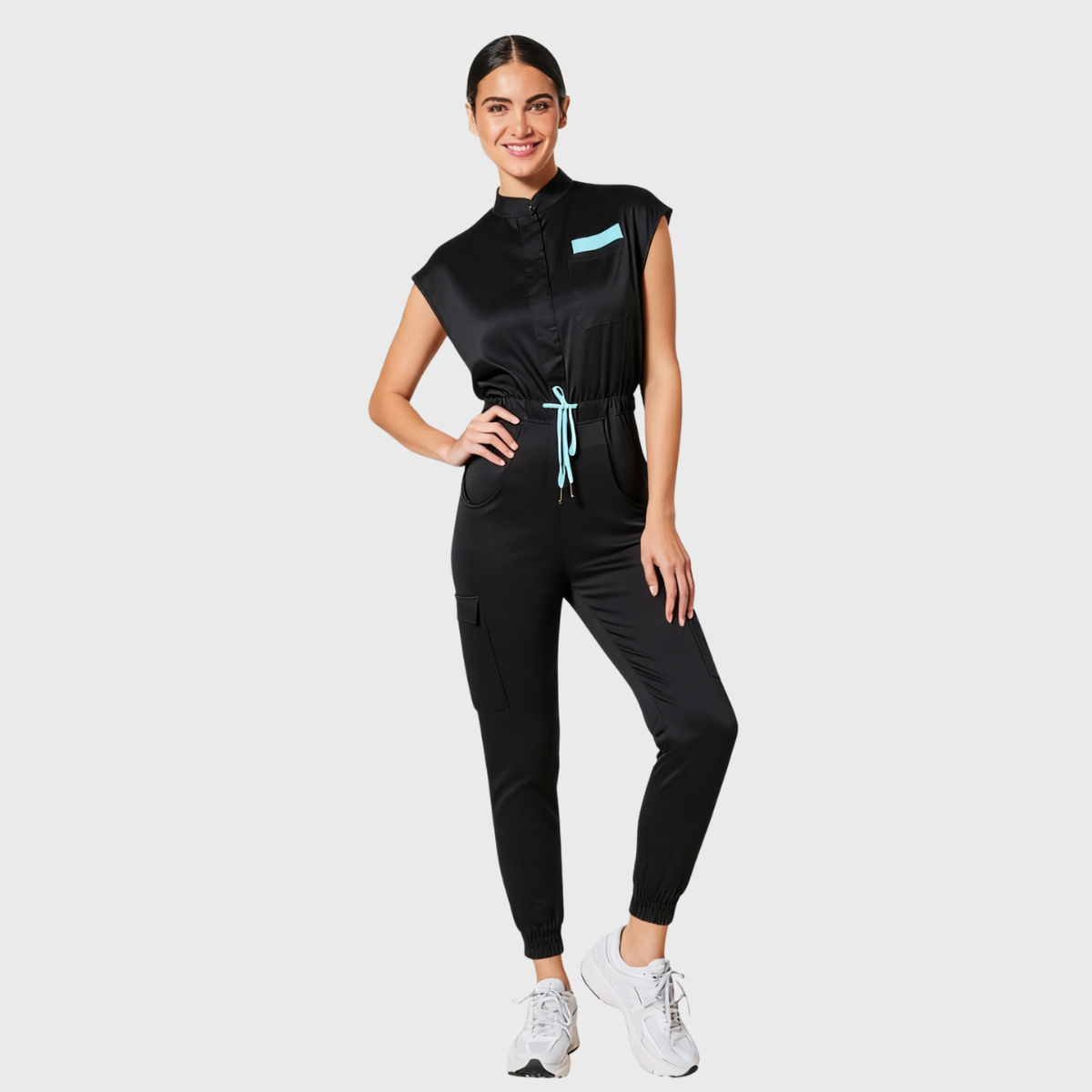 Women's 7-Pocket Soft™ Jogger Scrub Jumpsuit