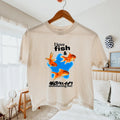 Love Fish and Women Dominating Me Funny Lesbian Boxy T-Shirt