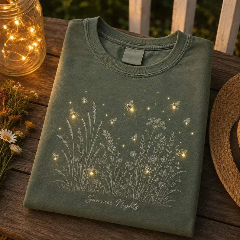 Summer Nights Firefly T-shirt