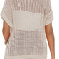 Short Sleeve Casual Crochet Knit Tops（Buy 2 Free Shipping）