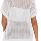 Short Sleeve Casual Crochet Knit Tops（Buy 2 Free Shipping）