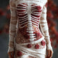 Halloween Bloody Red Roses Rib Cage Lace Comfy Mini Dress