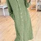 Seersucker Gingham Maxi Dress