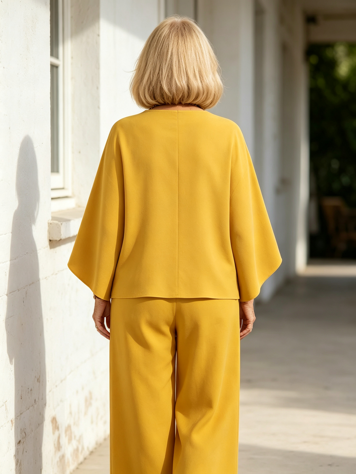2Pcs Women's Suit Casual Women's Clothing Cotton and Linen Wide-leg Pants Suit