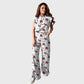 Women's  Printed Scrub Set ST6242