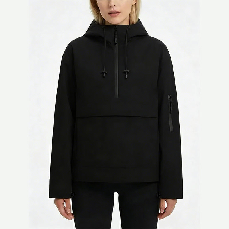 All-Season Waterproof Hoodie | Large Kangaroo Front Pocket & Warm Fleece Lining