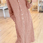 Seersucker Gingham Maxi Dress