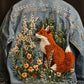 Respect The Locals Fox Floral Embroidered Denim Jacket