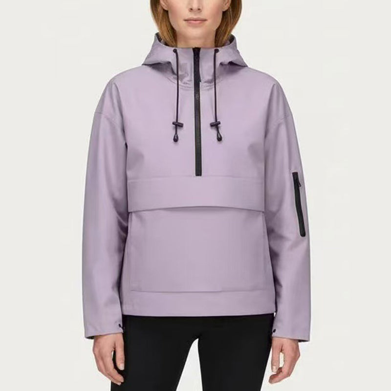 All-Season Waterproof Hoodie | Large Kangaroo Front Pocket & Warm Fleece Lining