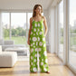 💐Women's Floral Print Wide Leg Jumpsuit