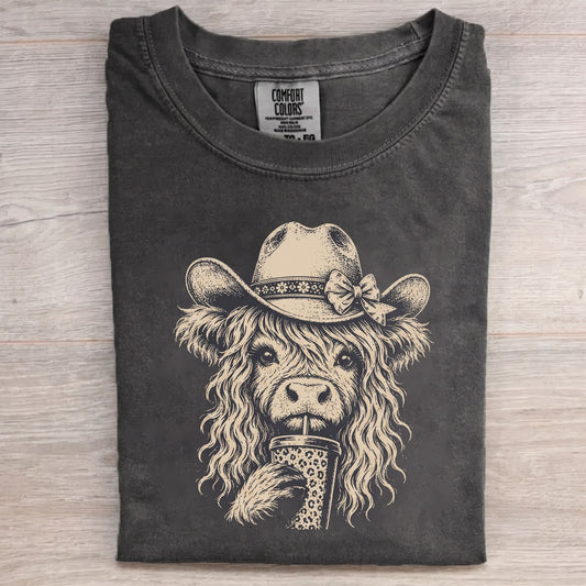 Summer Sweet Highland Cow T-shirt