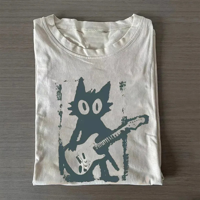 Rock Star Cat T-Shirt