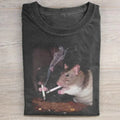 Smoking Rats Funny Meme T-shirt