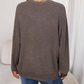 Women's Drop Shoulder Long Sleeve Fall Knit Pullover