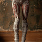Halloween Muscle Anatomy Art Women's Knit Leggings