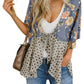 ✨Women's Floral Kimono Ruffle Sleeve Tie Cardigans Flowy Boho Loose Cover Ups