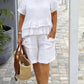 Fallon Top And Shorts Casual Suit
