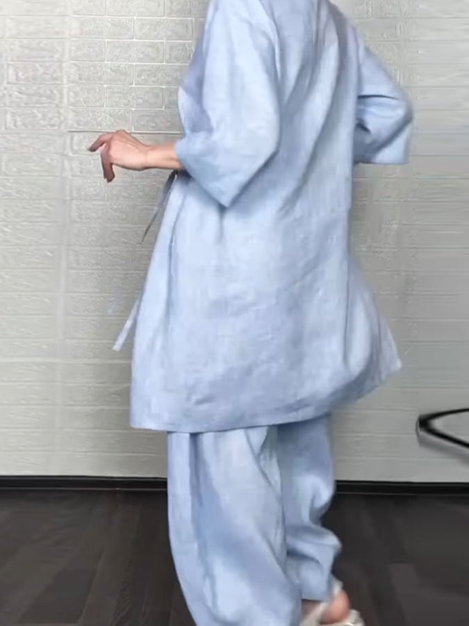 Women's Casual Solid Color Irregular Design Suit