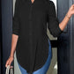 Women'S Simple Irregular Commuter Long-Sleeved Shirt