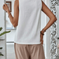 Ladies Lace Hollow Sleeveless Cotton And Linen Casual Vest