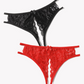 Lace Panties Floral Lace Briefs with Bow