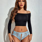 Lace Panties Floral Lace Briefs with Bow