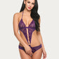 Deep V Lace One Piece Teddy