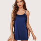 Satin Nightwear Lace Chemise