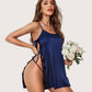 Satin Nightwear Lace Chemise