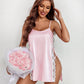 Satin Nightwear Lace Chemise