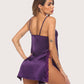 Satin Nightwear Lace Chemise