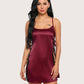 Satin Nightwear Lace Chemise