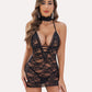 Lace Chemise Halter Dress